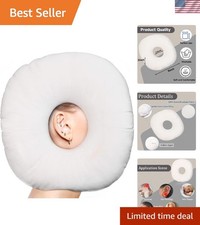 Ear Piercing Pillow for Side Sleepers with Ear Hole, O-Shaped Side Sleeping P...
