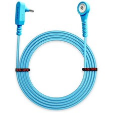 15 Ft HeavyDuty Braided Grounding Cord Replacement Wire For Earthing Mat Blue