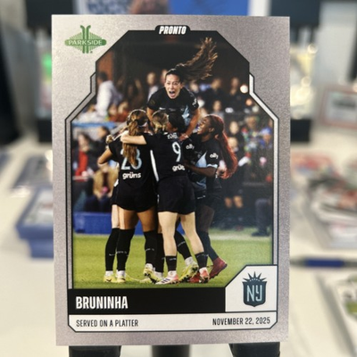 #ad Bruninha Silver 10 NY Gotham 2025 Parkside NWSL Pronto #200 $19.99
