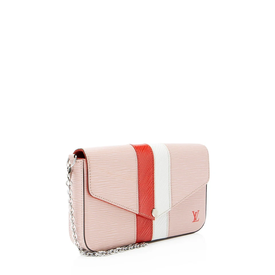 Louis Vuitton Epi Cuero Rayas Felicie Pochette Foto 2 de 4