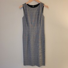 MICHAEL MICHAEL KORS Pleated Plaid Sleeveless Sheath Dress | Size 0