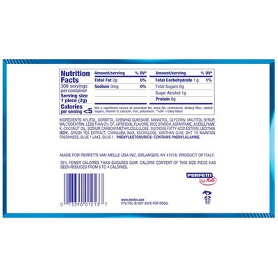 Pure Fresh Sugar-Free Chewing Gum, Fresh Mint, 50 Ct x 6