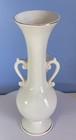 WHITE CERAMIC VASE with Pink ROSE RELIEF by UCAGCO Ceramic Japan — photo 3