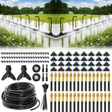 Drip Irrigation System 200FT 1/4", 2026-Upgrade Garden Sprinkler Kit with 32P...