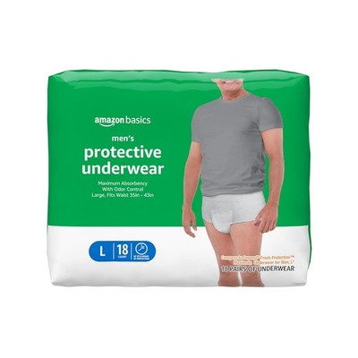 Maximum Absorbency Men Incontinence Briefs Adult Diapers Heavy Leak Protection