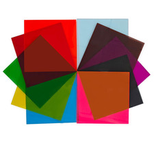 10Pcs Cast Acrylic Sheet,Colored Acrylic Sheet Plastic Sheet 8 X 8 Inch .118" T