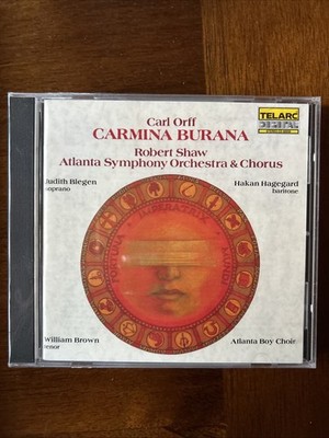 Telarc Carl Orff Robert Shaw Carmina Burana CD New Sealed CD-80056 1981
