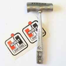 Hurst 7238 Straight Chrome Steel Stick 7 12 With Hurst T-handle Used 60 Hurst 7238 Straight Chrome Steel Stick 7 12 With Hurst T-handle Used 60