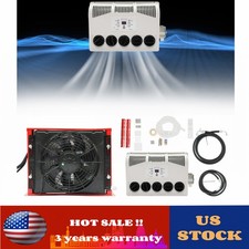 12V 11000 BTU Truck Cab AC Air Conditioner Split Fit Semi Trucks Bus RV Caravan