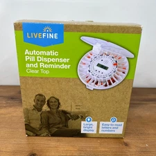 LiveFine Automatic Pill Dispenser with Reminder 28 days Medication Management
