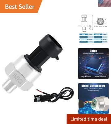 #ad Accurate 150 PSI Pressure Sensor with Touch Control Ideal for Industrial Needs $38.99
