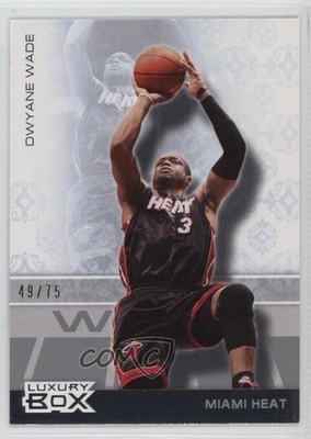 2007-08 Topps Luxury Box Silver /75 Dwyane Wade #3 HOF 0gm6
