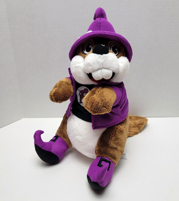 Buc-ee's Halloween 2025 Purple Witch Wizard Bucees Beaver 11'' Plush