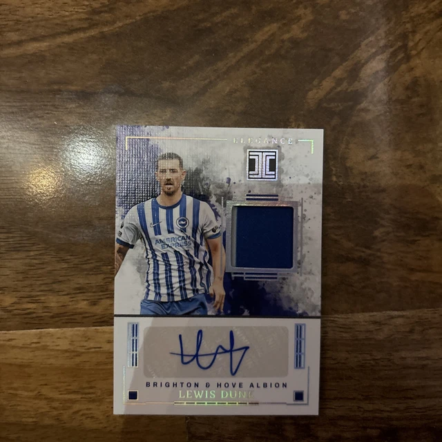 Panini Impeccable Elegance Lewis Dunk Patch Auto 05/25 - Brighton kit match 1/1