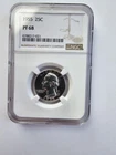 SILVER 1955 PF68 P MINT WASHINGTON QUARTER NGC GRADED 25C 90% AG COIN!