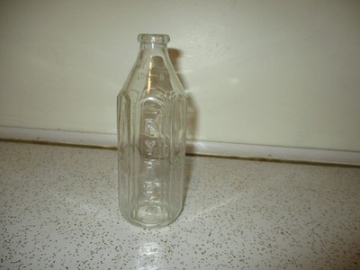 Antique PYREX Clear Glass Nursing Bottle Baby Bottle 8 oz. Narrow Neck