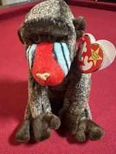 Ty Beanie Baby CHEEKS the Baboon Plush 6 inch Stuffed Animal Collectible Toy