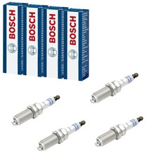 4x BOSCH PLATINUM ZÜNDKERZEN 0 242 235 743 passend für 4-ZYLINDER FORD FOCUS