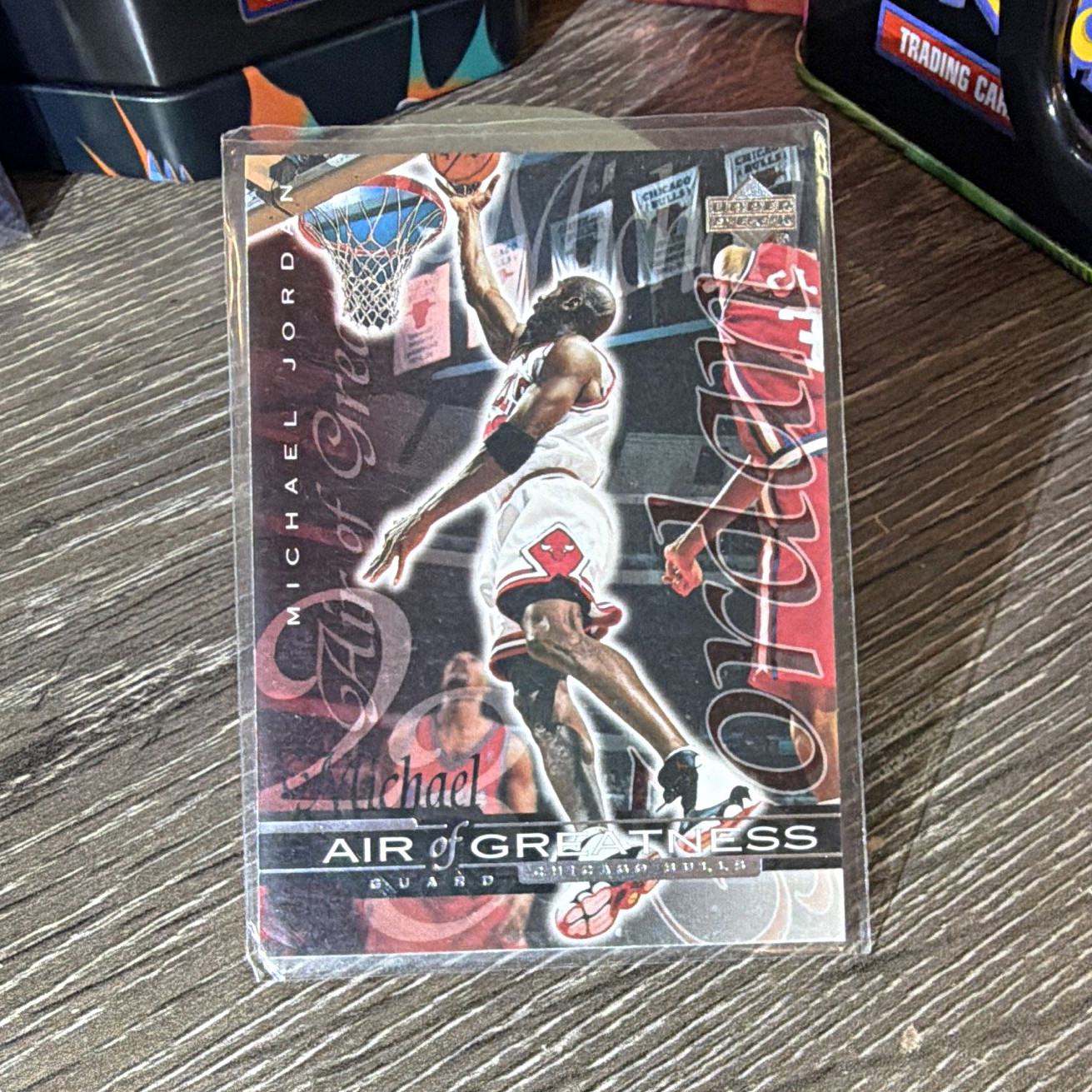 Upper Deck 1999-00 Air of Greatness Michael Jordan Insert #153 Chicago Bulls