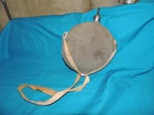 Smooth side US Civil War canteen with strap and cork
