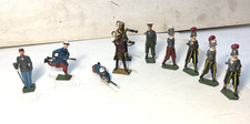 LOT of 10 Vintage Lead Toy Figure Lot Soldier Guard  more Britains England LOOK