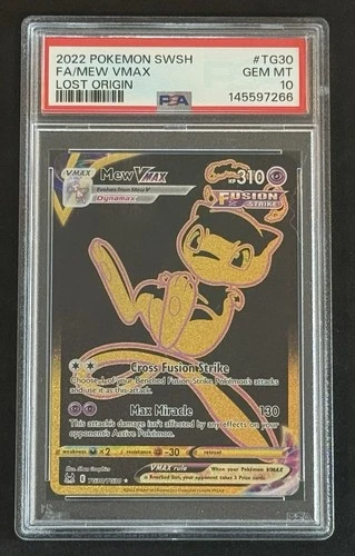 Mew VMAX TG30/TG30 PSA 10 Lost Origin Fast Ship