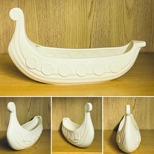Vintage Hornsea ~ John Clappison ~ Larger VIKING BOAT/SHIP PLANTER ~ 1960's