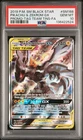 2019 POKEMON SM BLACK STAR PROMO #SM168 FULL ART/PIKACHU & ZEKROM GX PSA 10