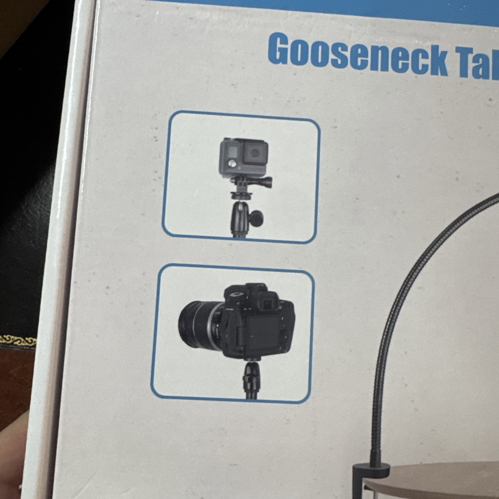 Gooseneck Tablet Holder Phone Stand, Flexible Tablet Mount for Bed, 360 a13