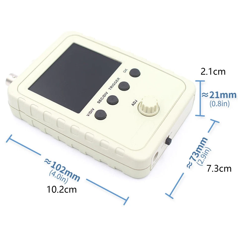 Assembled DSO150 Digital Oscilloscope 2.4" LCD Display With Case Test Clip Power - Image 3 of 4