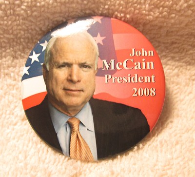 John McCain Presidential Candidate Magnet John McCain President 2008