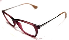 Ray Ban RB7053 5526 Reddish Purple Square Eyeglasses Frame 54-17 140
