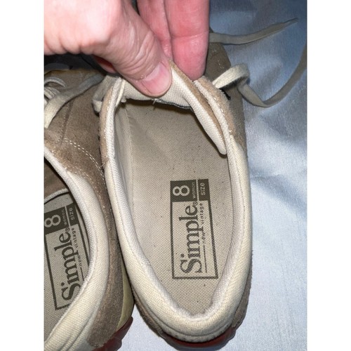Simple New Vintage Suede Sneakers - Size 8 - Picture 8 of 10