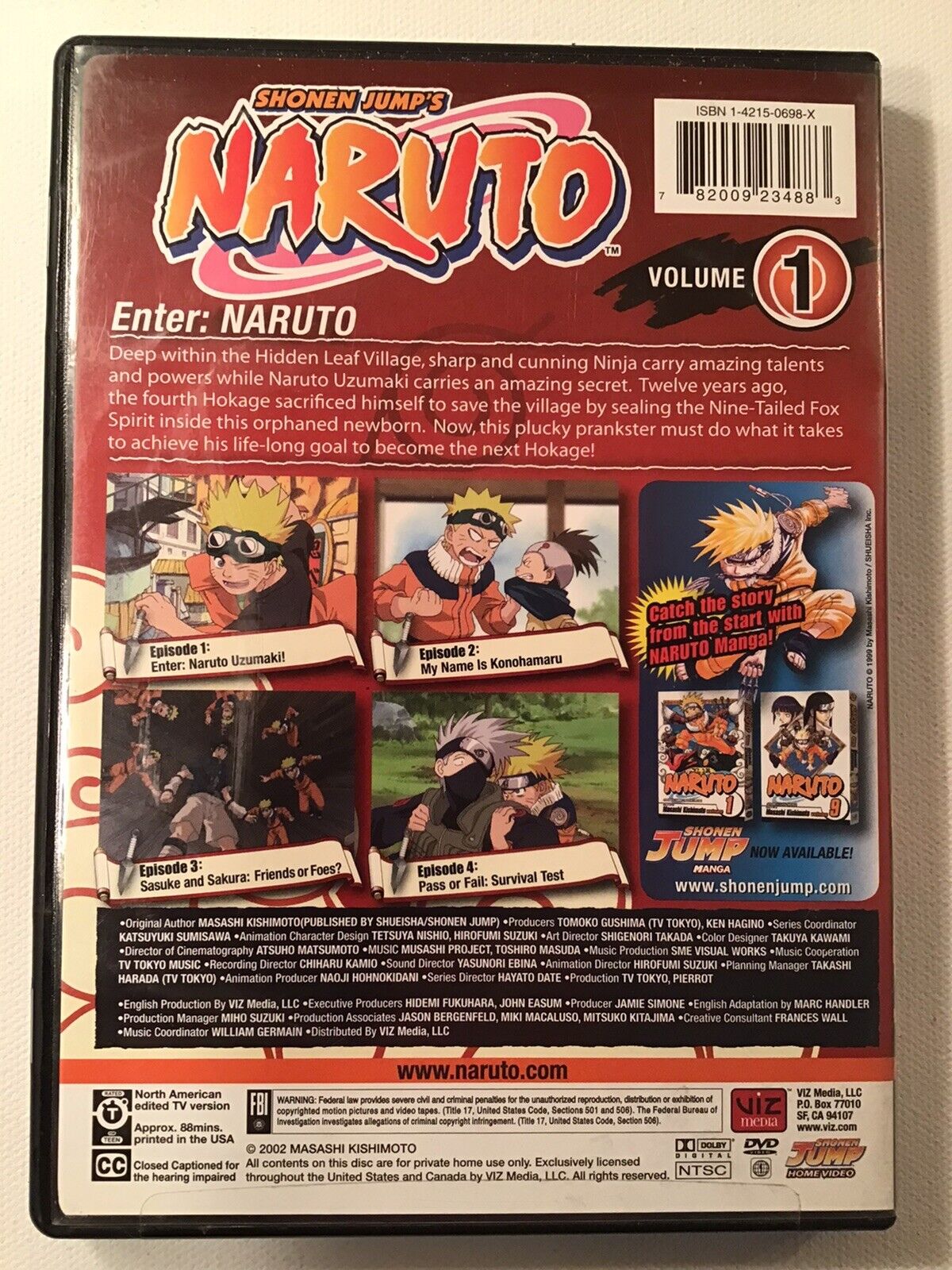 Naruto Shippuden - Complete Series 5 (Ep. 193-244) DVD - Hayato Date &  Pierrot