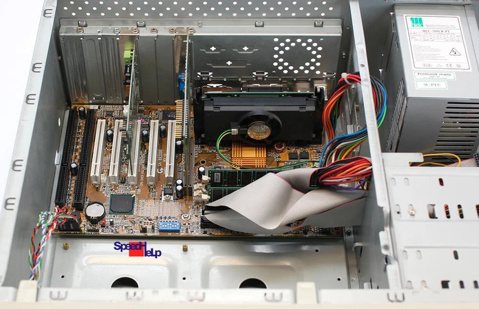 2x ISA Slot Gigabyte GA-BX2000 Celeron Pentium II Computer PC LPT COM Windows 98 - Image 3 of 4