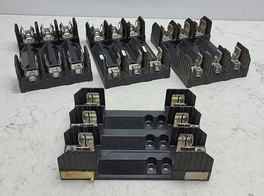 Bloc à Fusibles BUSS 3 Pôles 600V 60A - Modèle H60060-3C - Occasion Avec Garantie 90 Jours