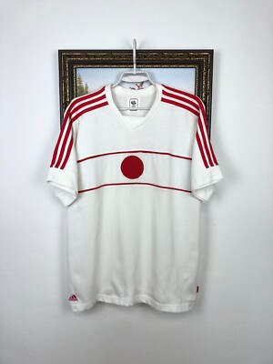 ウェア old adidas Japan Football L/S TR Jersey 2010/12 JAPAN Vintage Adidas L/S Home Football Shirt (L