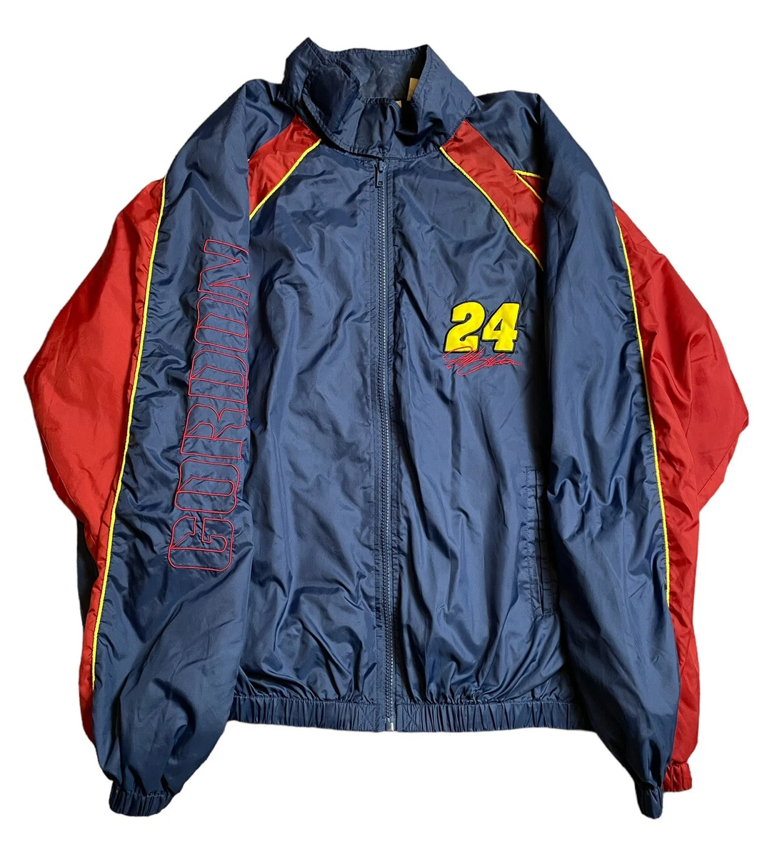 Winners Circle Jeff Gordon #24 Nascar Windbreaker Jacket Mens Size L | eBay
