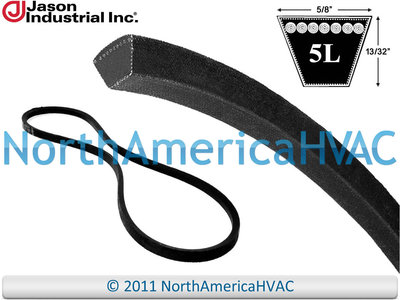 Industrial V-Belt fits MTD # 754-0188 754-0268 954-0188 954-0268 | 5/8'' x 51''