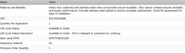 Válvula SMP PADRÃO EGR para 2005-2010 CHRYSLER 300 V6-3,5L - Imagem 4 de 4