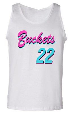WHITE Jimmy Butler Miami Heat Jimmy Buckets VICE CITY LOGO TANK-TOP