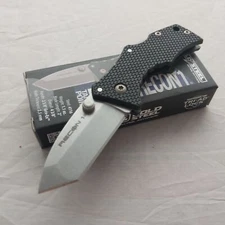 Cold Steel Micro Recon 1 Lockback Black G10 Folding Tanto Pocket Knife 27DT