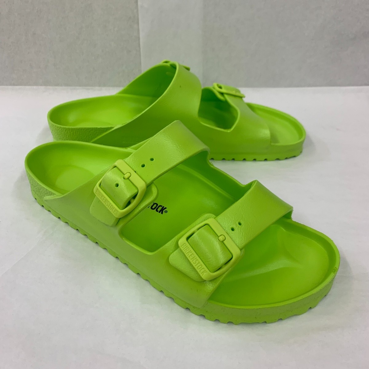 Birkenstock Arizona EVA sandals in active lime Unisex Size: US 13-13.5 / EU 46 Birkenstock Arizona EVA active lime main image 4