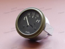 Willys Mb Ford Gpw Fuel Gauge 6 Volt. Best Usa Reproduction Cj2a Gas Gage Guage.