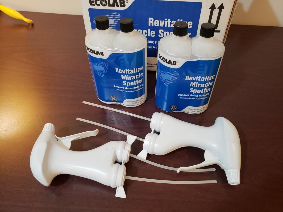 14511 Ecolab Revitalize Miracle Spotter Carpet Cleaner 2 Triggers