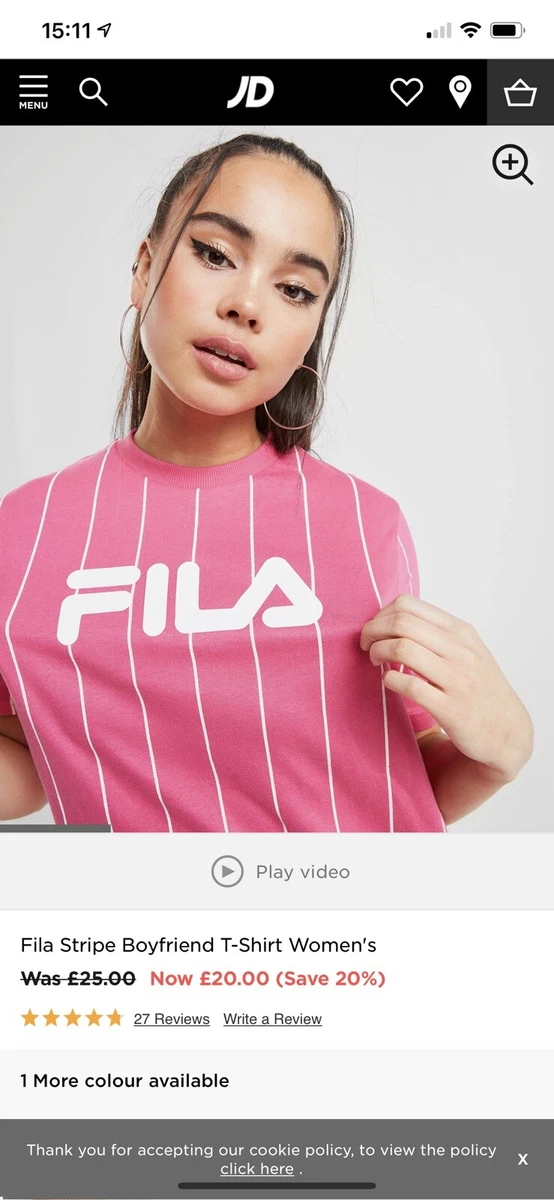 Pink 2024 filas shirt