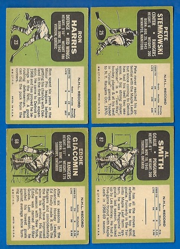 1970-71 TOPPS 70-71 NHL HOCKEY CARD & PRINT ERROR 1-132 & AUTOGRAPH SEE LIST - Picture 139 of 215
