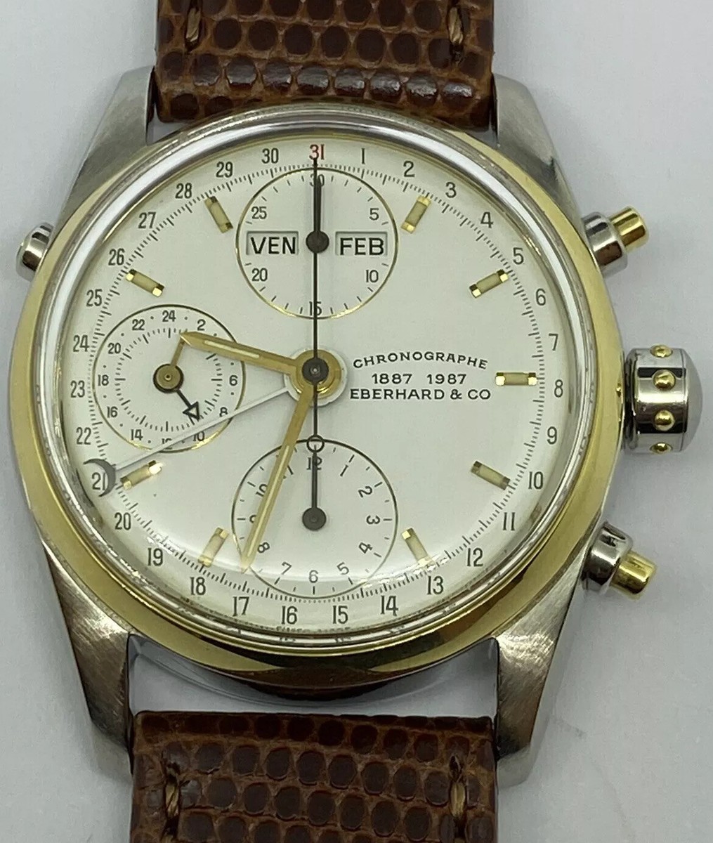 Eberhard Navymaster Centenario 1887-1987 Chronographe UK