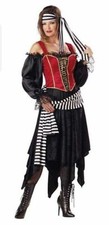 Adult Incharacter Pirate Lady Small Costume Halloween