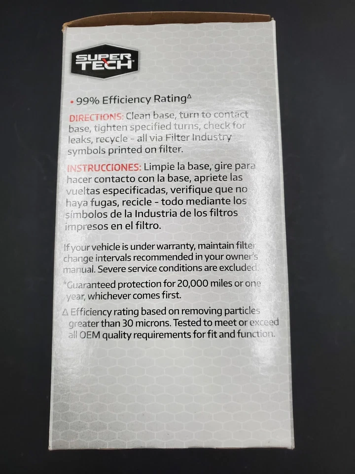 SuperTech MP10295 20K Mile Oil Filter Made In USA Compatible with Fram TG10295 - Image 2 of 4